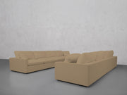 4-4 Sofa Set (Thin Arms) - 7th Avenue