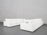 4-4 Sofa Set (Thin Arms) - 7th Avenue