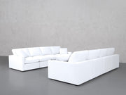4-4 Sofa Set (Thin Arms) - 7th Avenue
