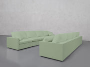 4-4 Sofa Set (Thin Arms)