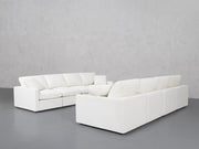 4-4 Sofa Set (Thin Arms) - 7th Avenue