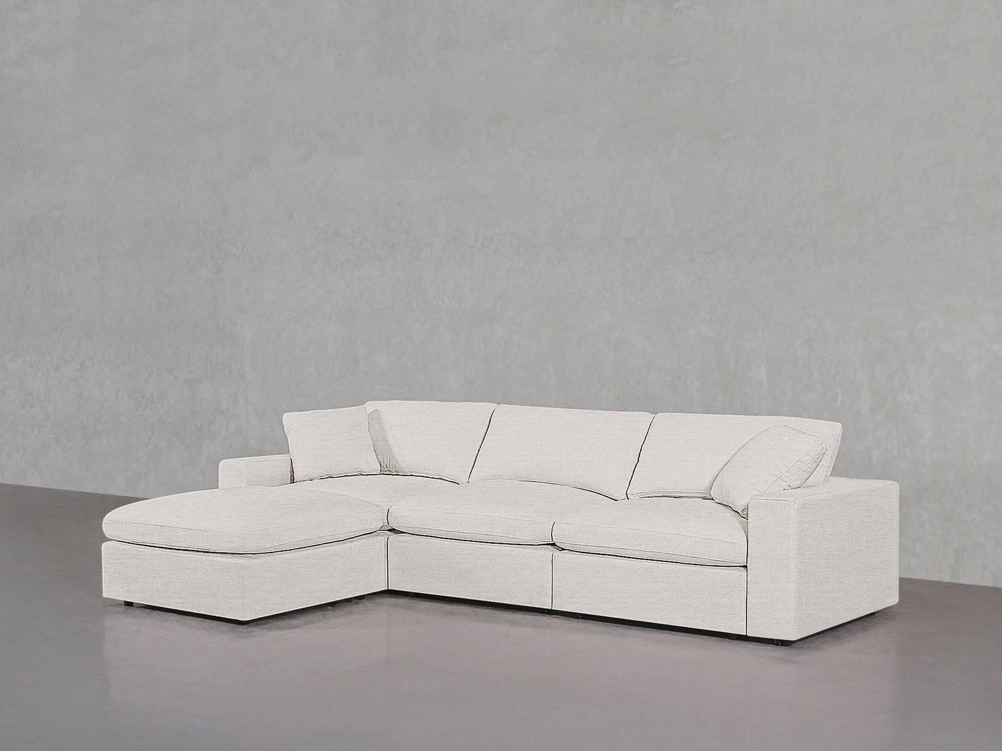 4-Seat Modular Chaise Sectional - Extra-Deep - 7th Avenue