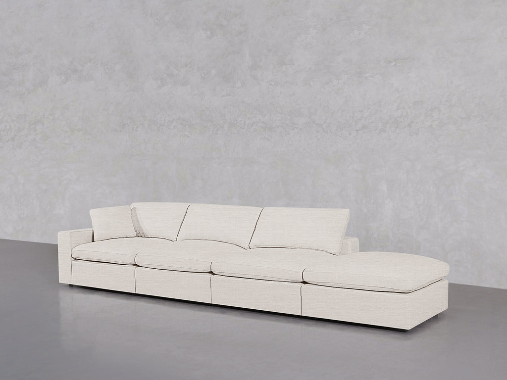 4-Seat Modular Lounger Sofa