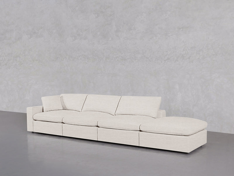 4-Seat Modular Lounger Sofa