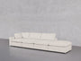 4-Seat Modular Lounger Sofa