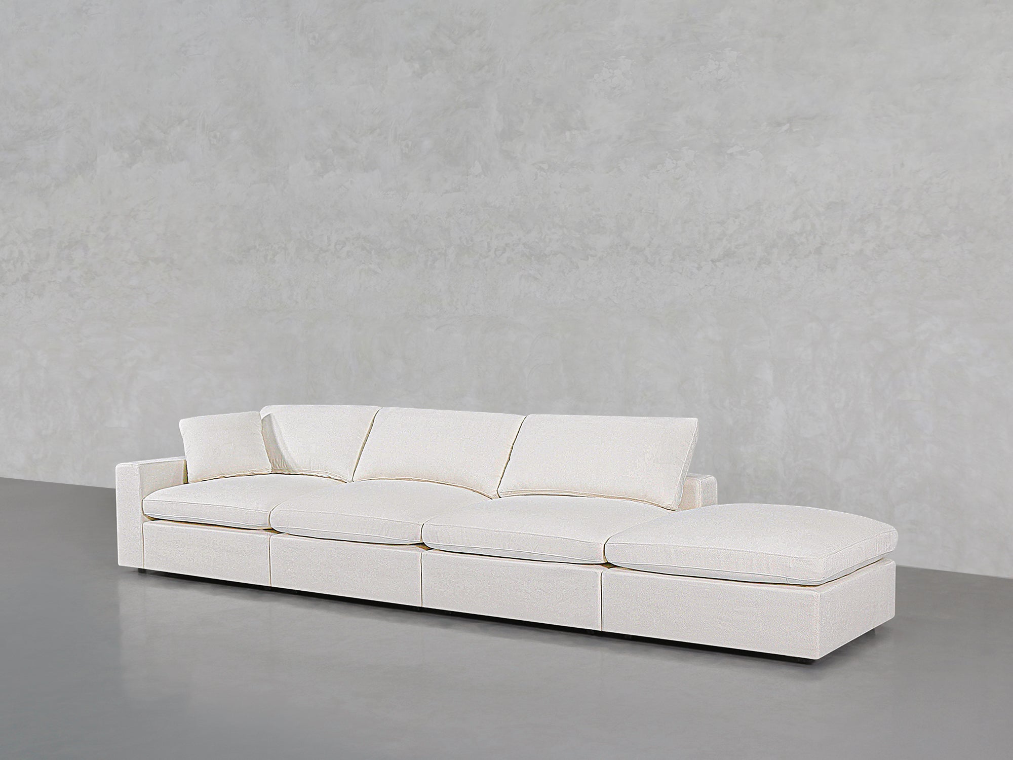 4-Seat Modular Lounger Sofa