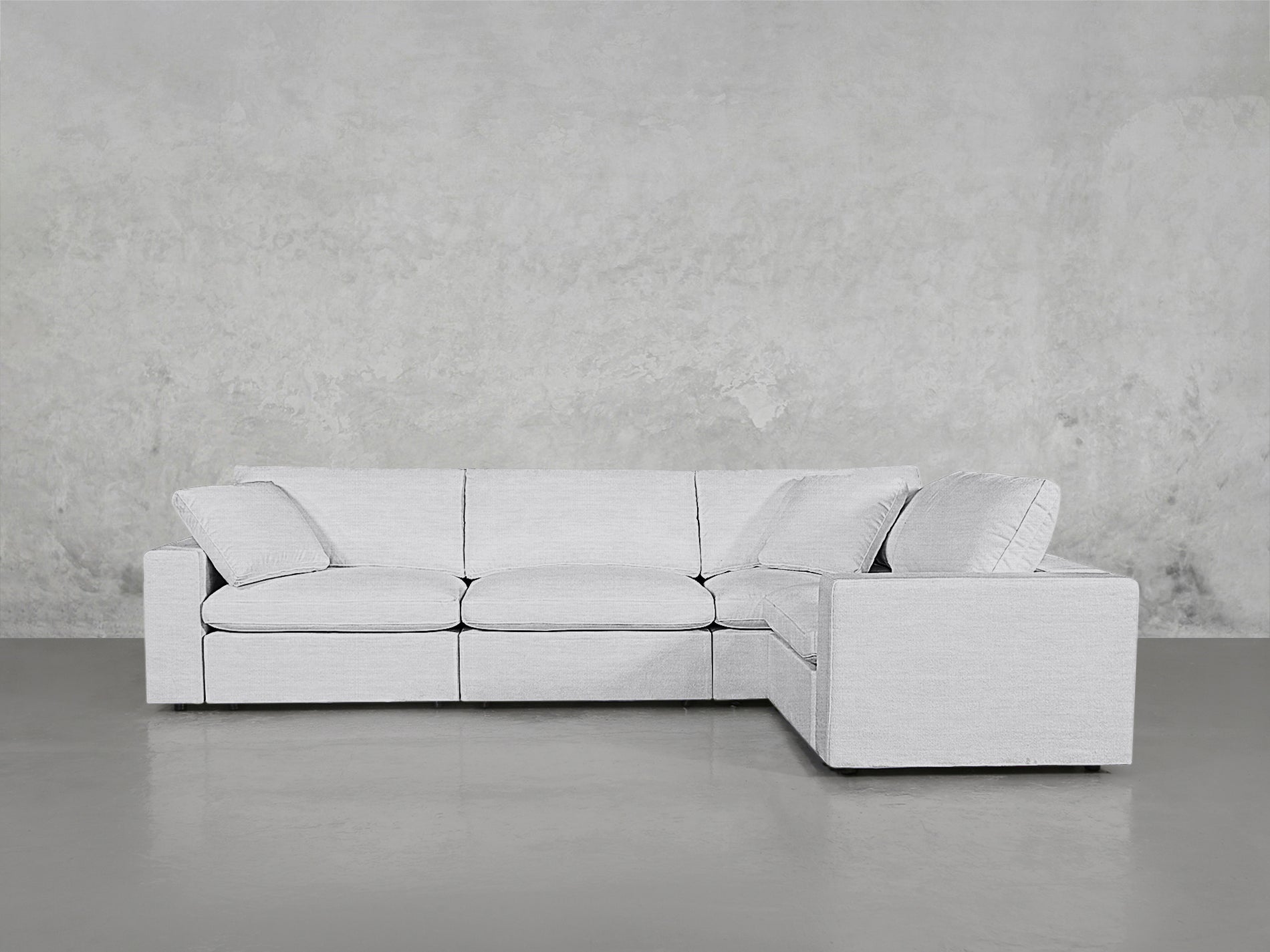 4-Seat Modular Corner Right Sectional