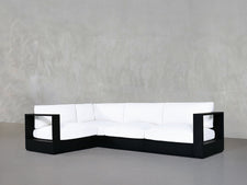 4-Seat Modular Corner Sectional Aluminum Outdoor