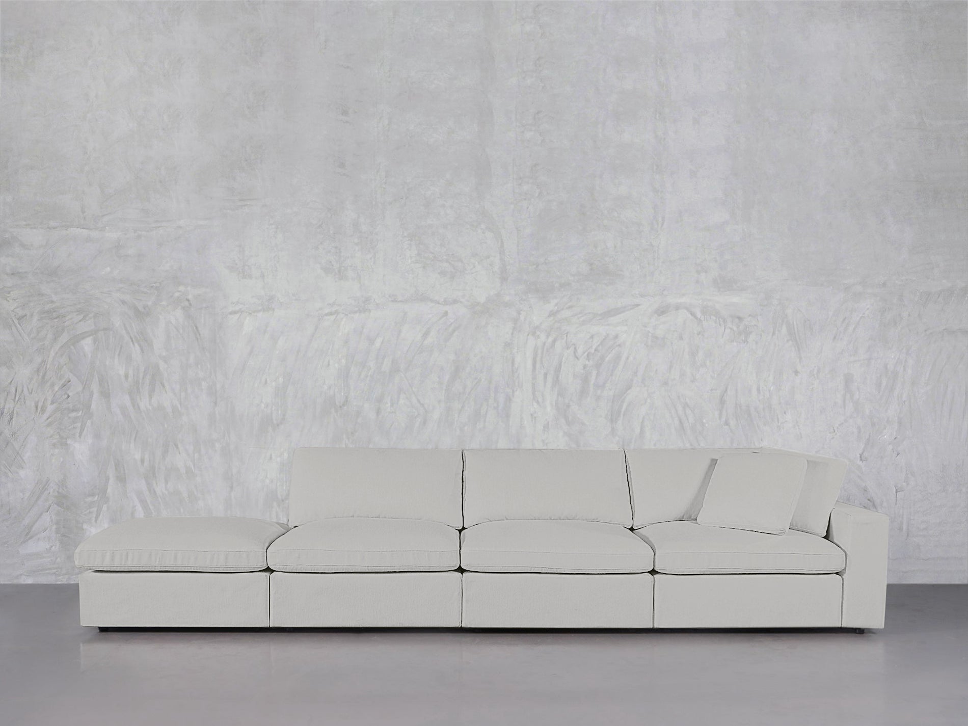 4-Seat Modular Lounger Sofa
