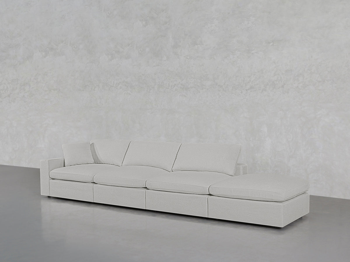 4-Seat Modular Lounger Sofa
