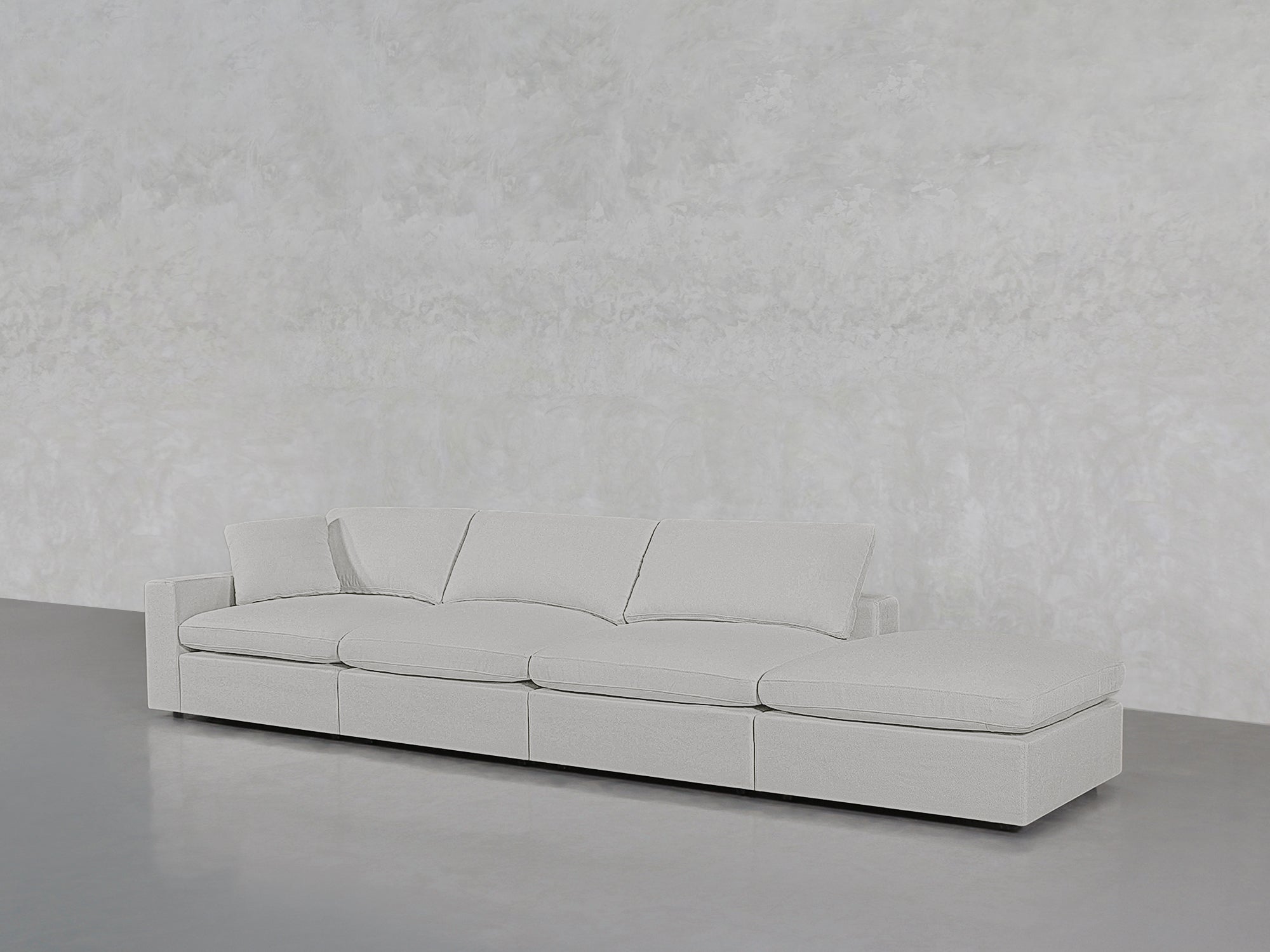 4-Seat Modular Lounger Sofa