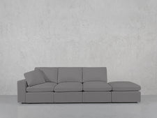 4-Seat Modular Lounger Sofa