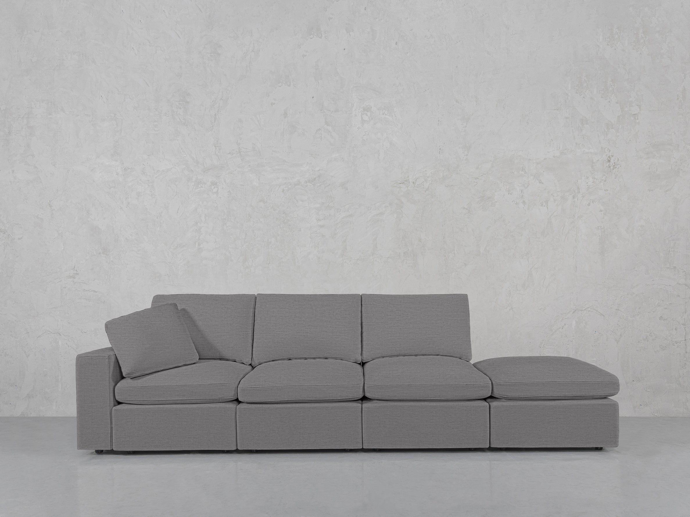 4-Seat Modular Lounger Sofa
