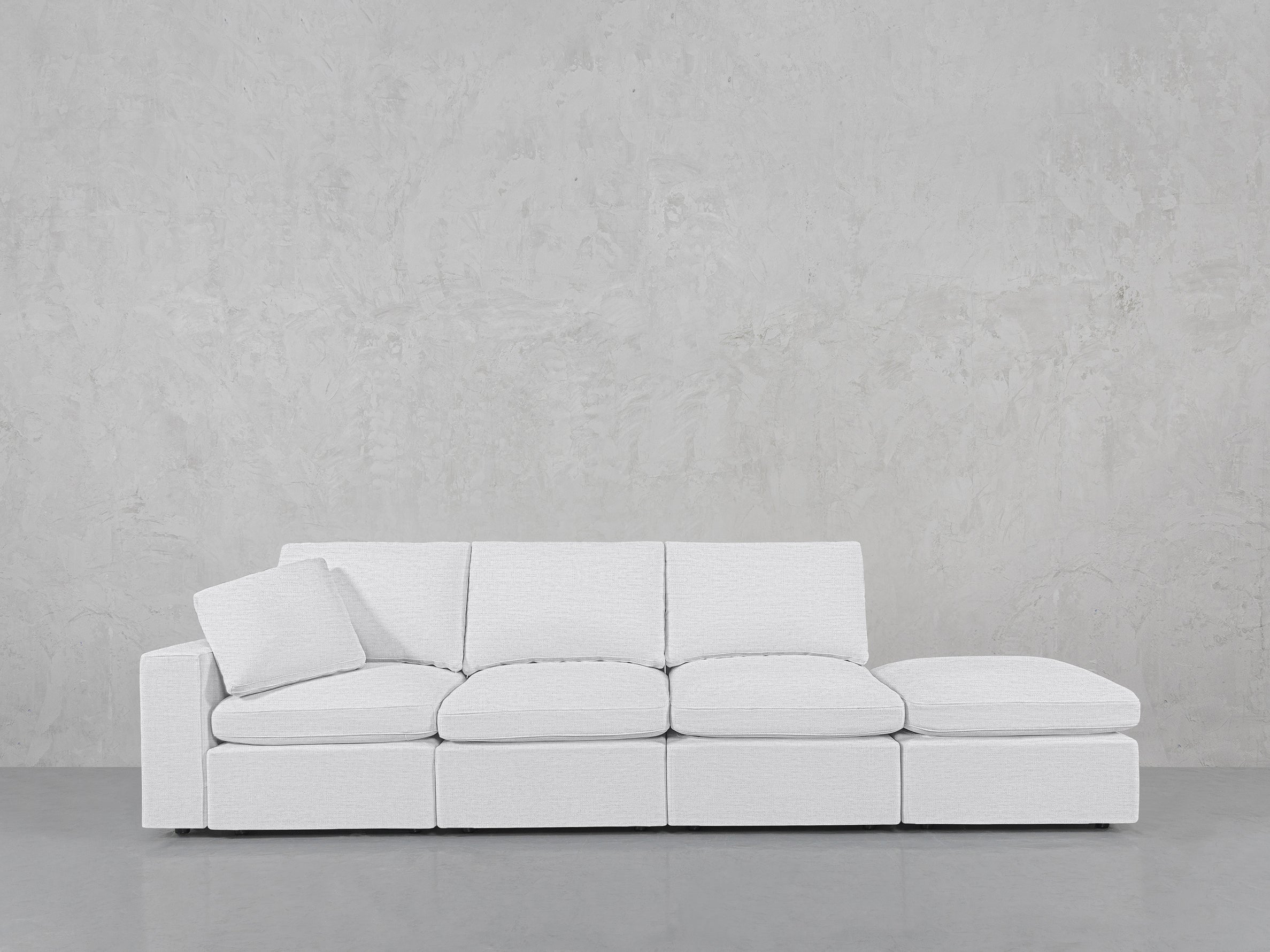 4-Seat Modular Lounger Sofa
