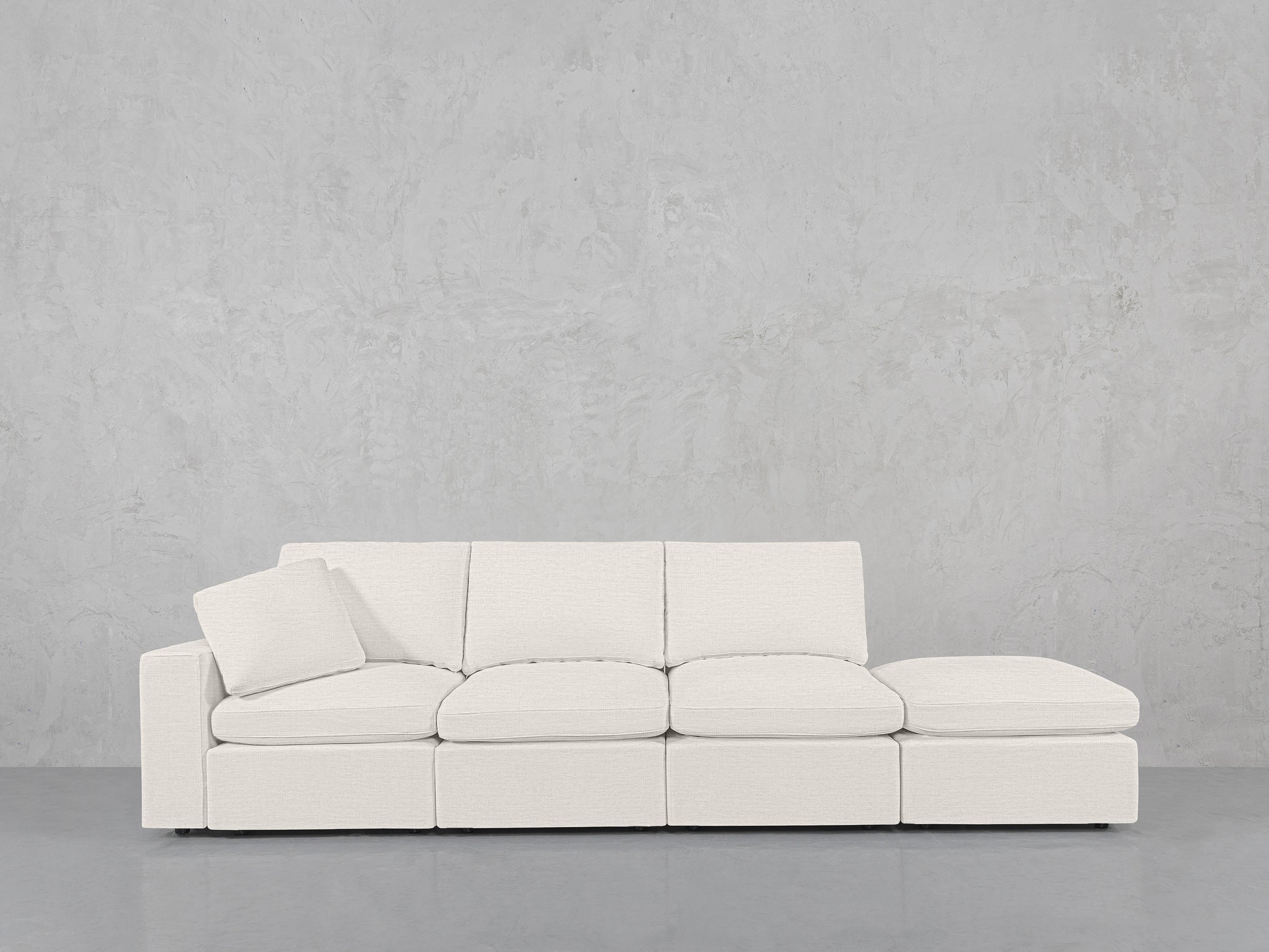 4-Seat Modular Lounger Sofa