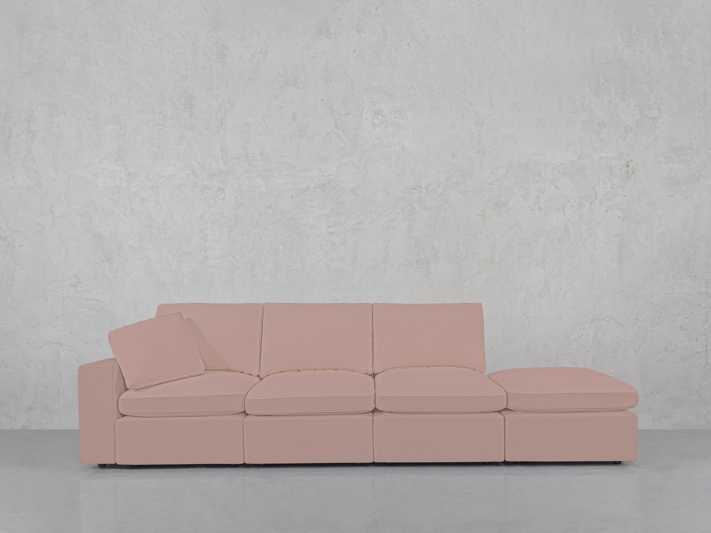 4-Seat Modular Lounger Sofa