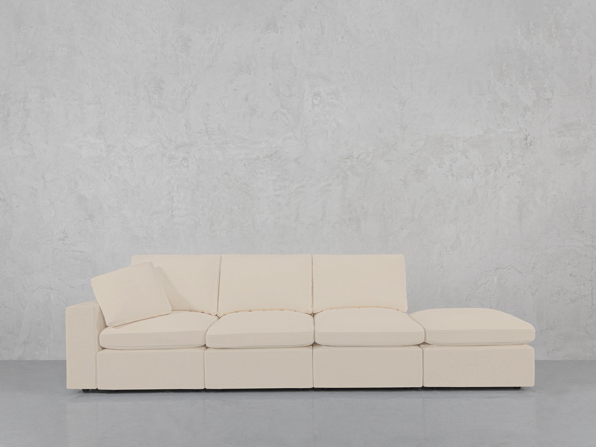4-Seat Modular Lounger Sofa