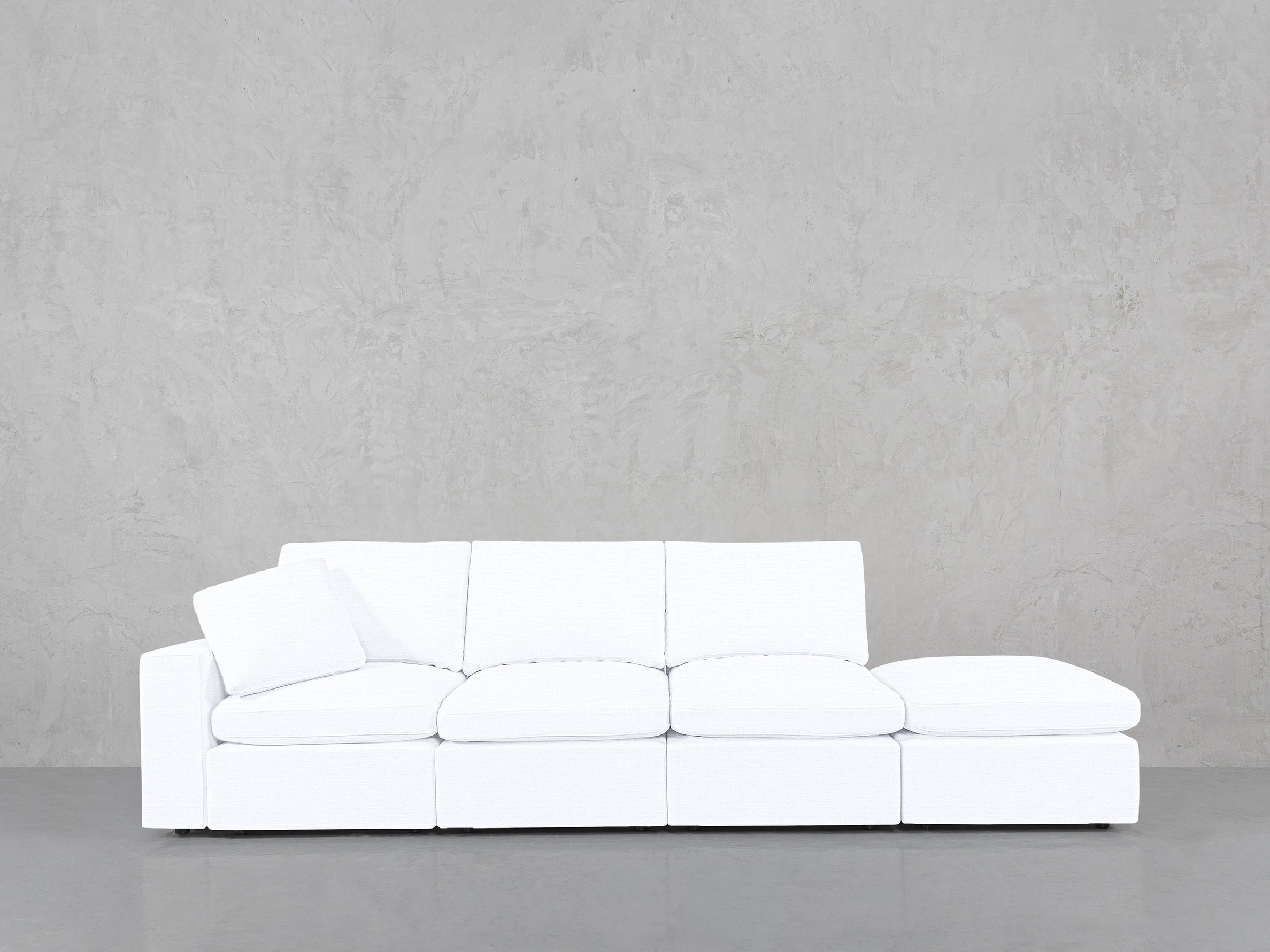 4-Seat Modular Lounger Sofa