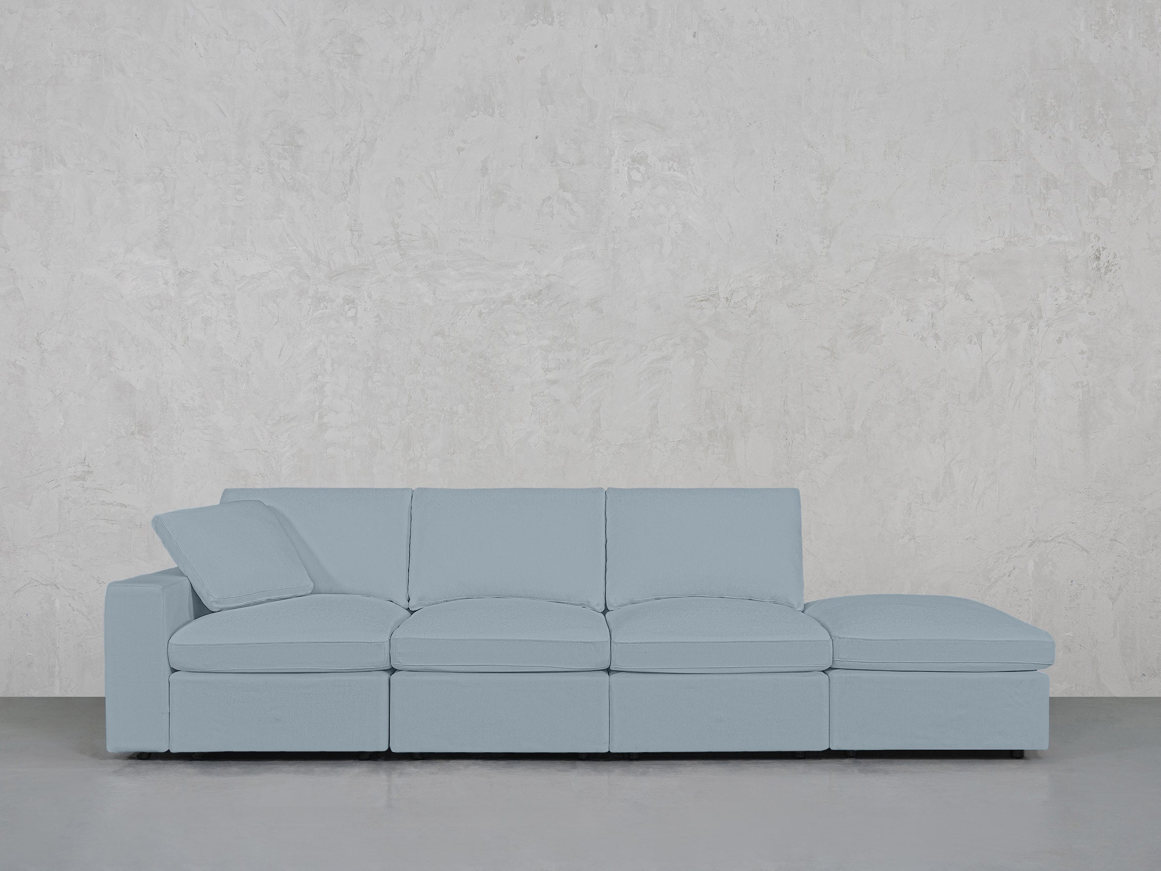 4-Seat Modular Lounger Sofa
