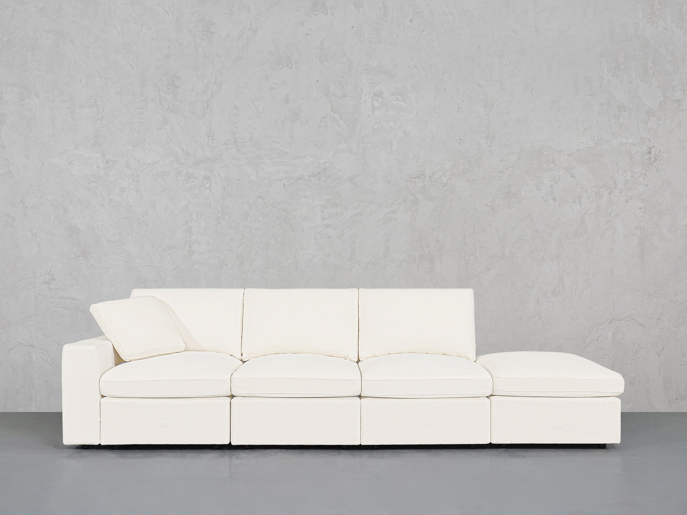 4-Seat Modular Lounger Sofa