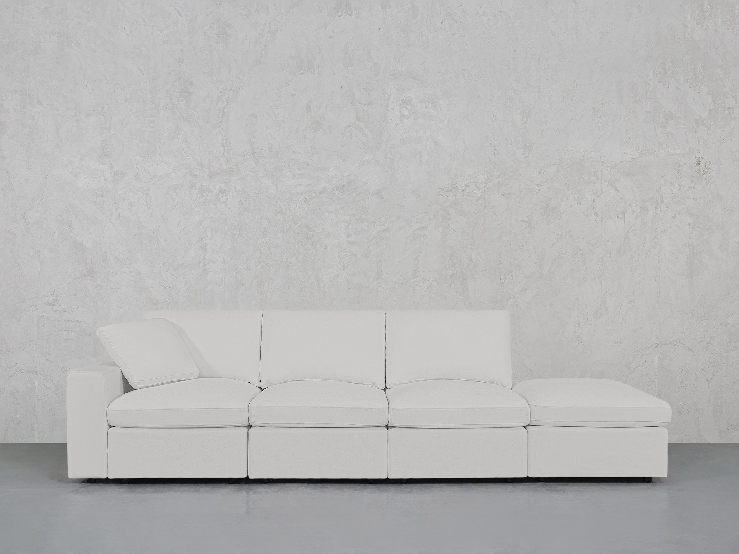 4-Seat Modular Lounger Sofa