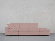 4-Seat Modular Lounger Sofa