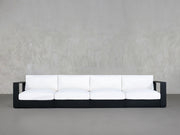 4-Seat Modular Sofa Aluminum Outdoor
