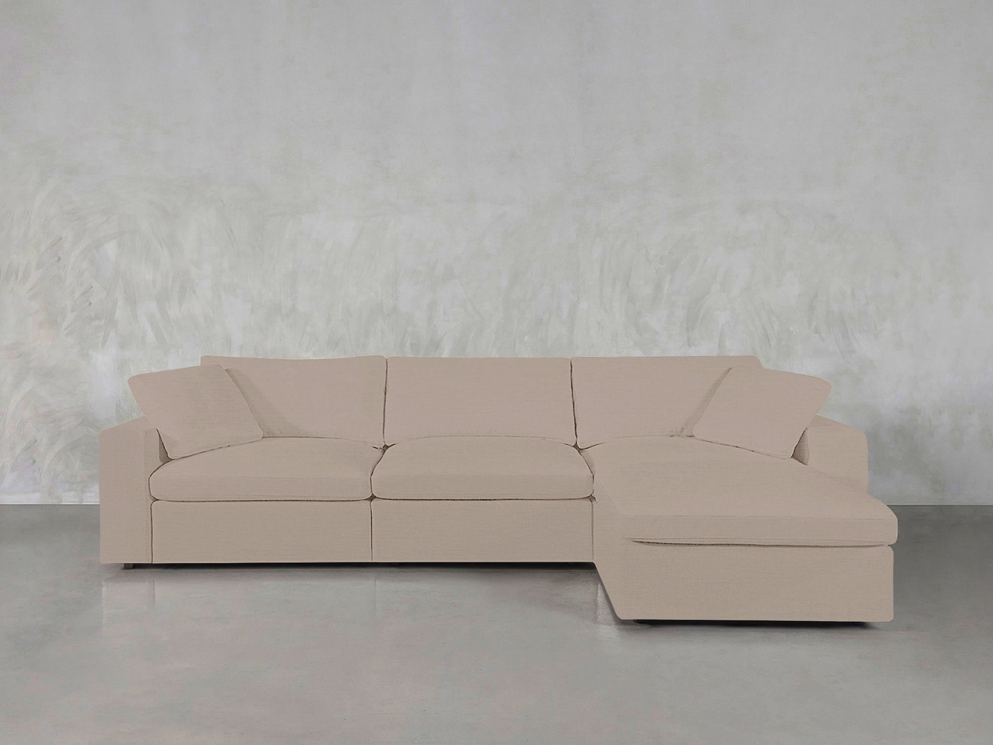 4-Seat Modular Chaise Sectional