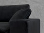 Onyx Black (Velvet) - Back Cushions - 7th Avenue