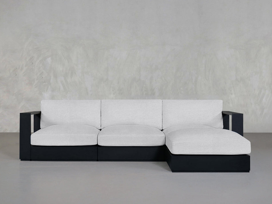 4 - Seat Modular Chaise Sectional Aluminum Outdoor - 7th Avenue