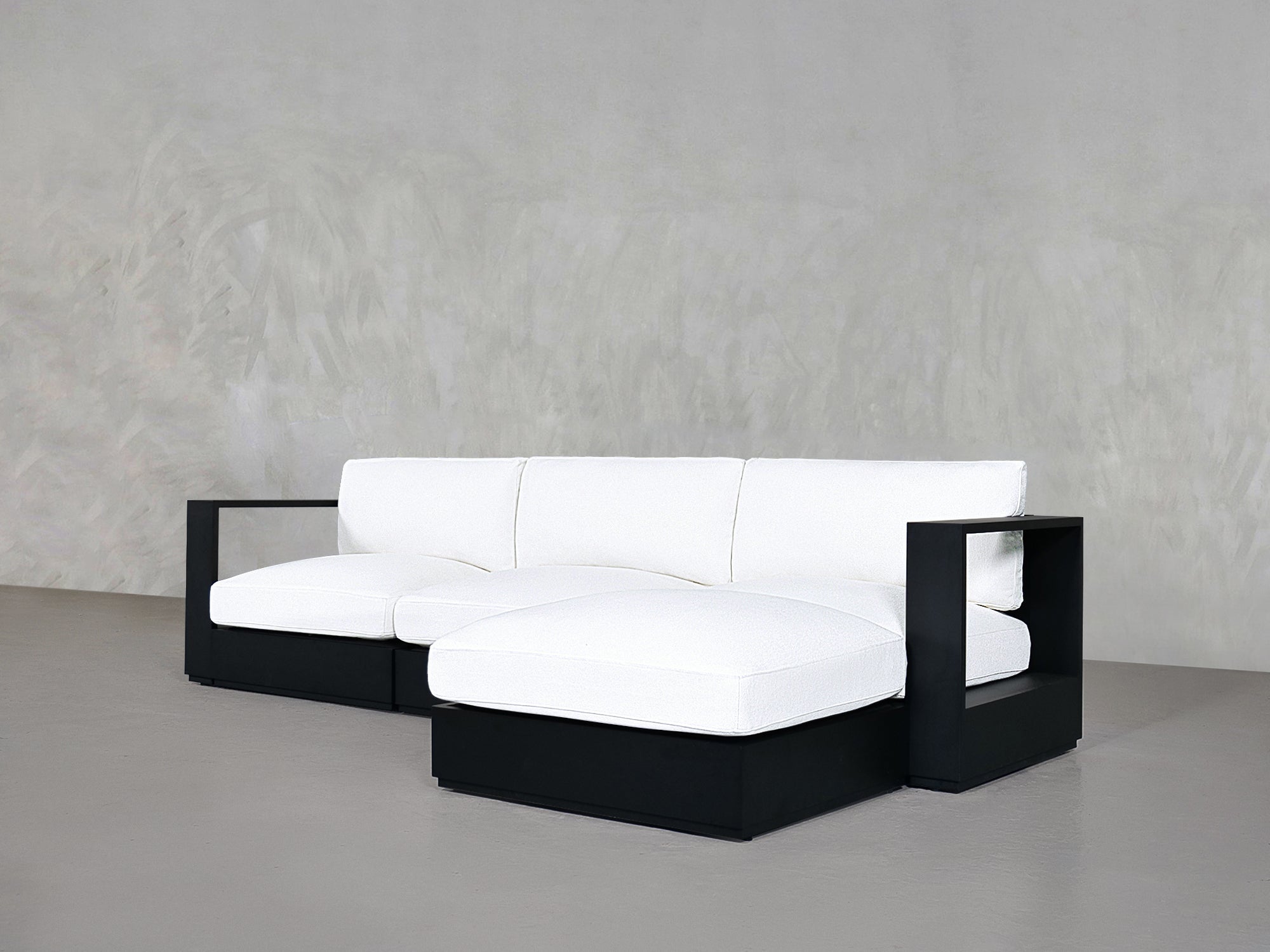 4 - Seat Modular Chaise Sectional Aluminum Outdoor - 7th Avenue