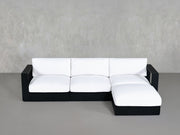 4 - Seat Modular Chaise Sectional Aluminum Outdoor - 7th Avenue