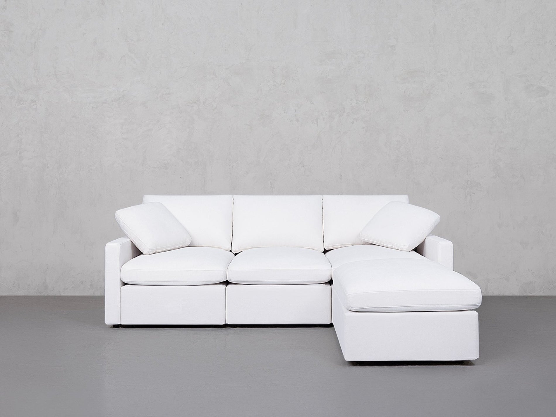 4-Seat Modular Chaise Sectional (Thin Arms) - 7th Avenue