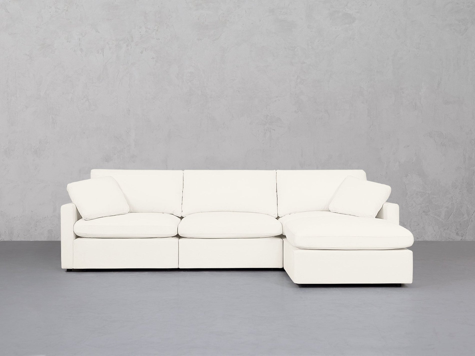 4-Seat Modular Chaise Sectional (Thin Arms) - 7th Avenue