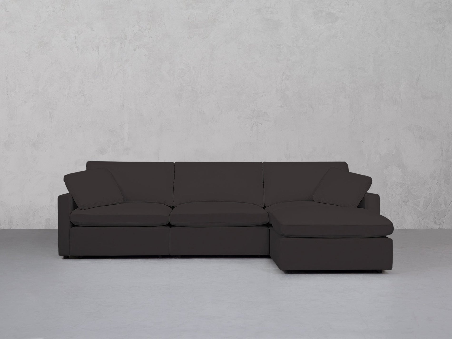 4-Seat Modular Chaise Sectional (Thin Arms) - 7th Avenue