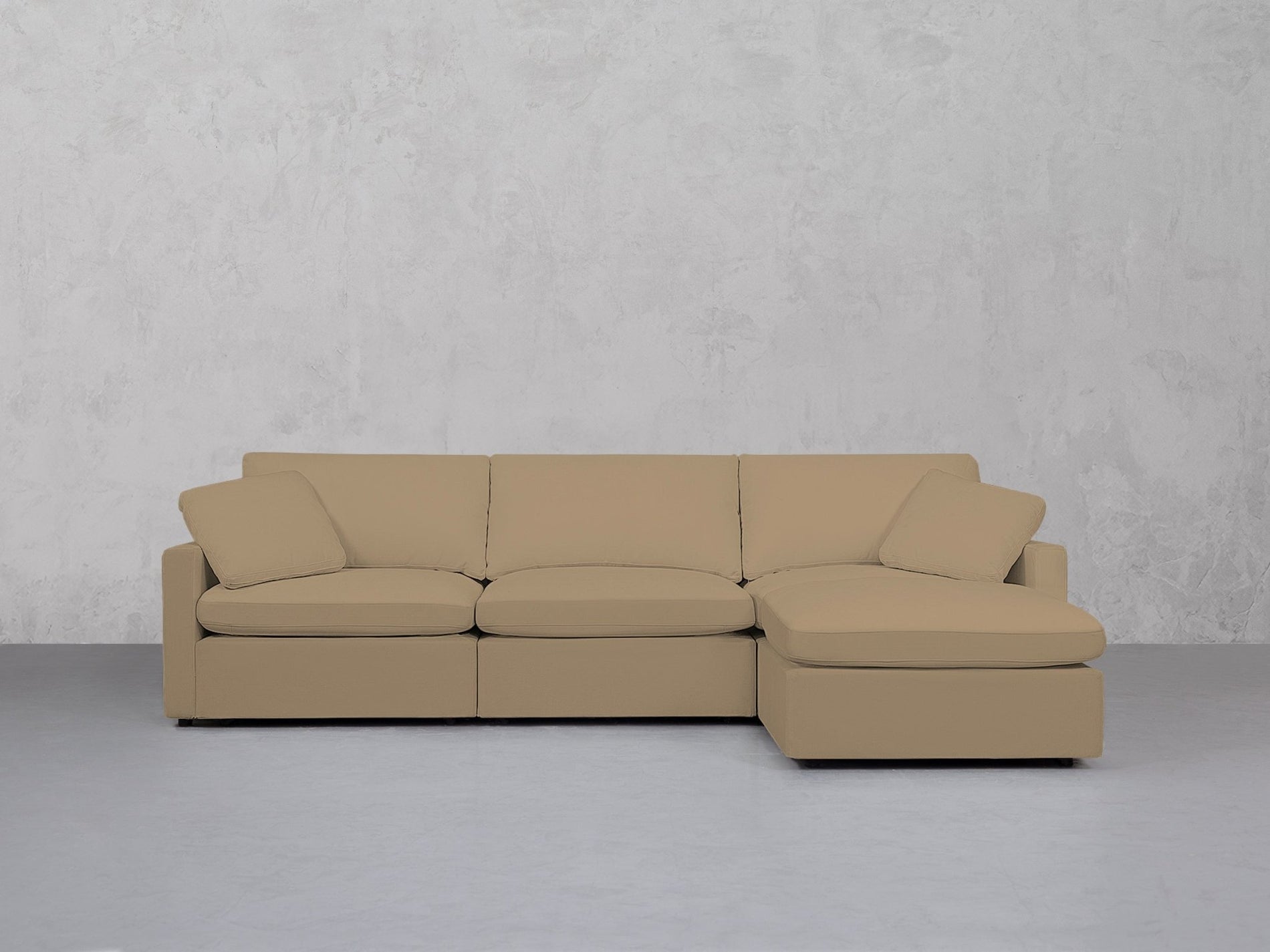 4-Seat Modular Chaise Sectional (Thin Arms) - 7th Avenue