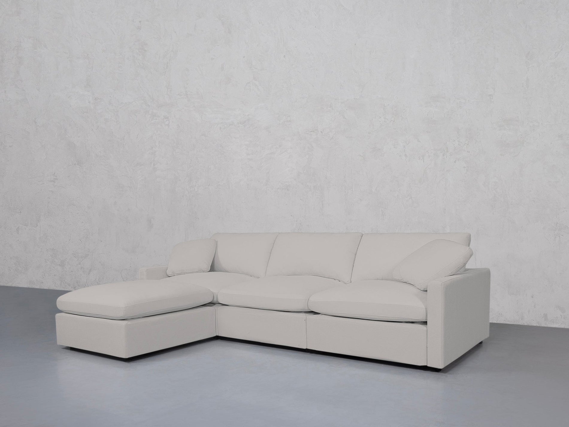 4-Seat Modular Chaise Sectional (Thin Arms) - 7th Avenue