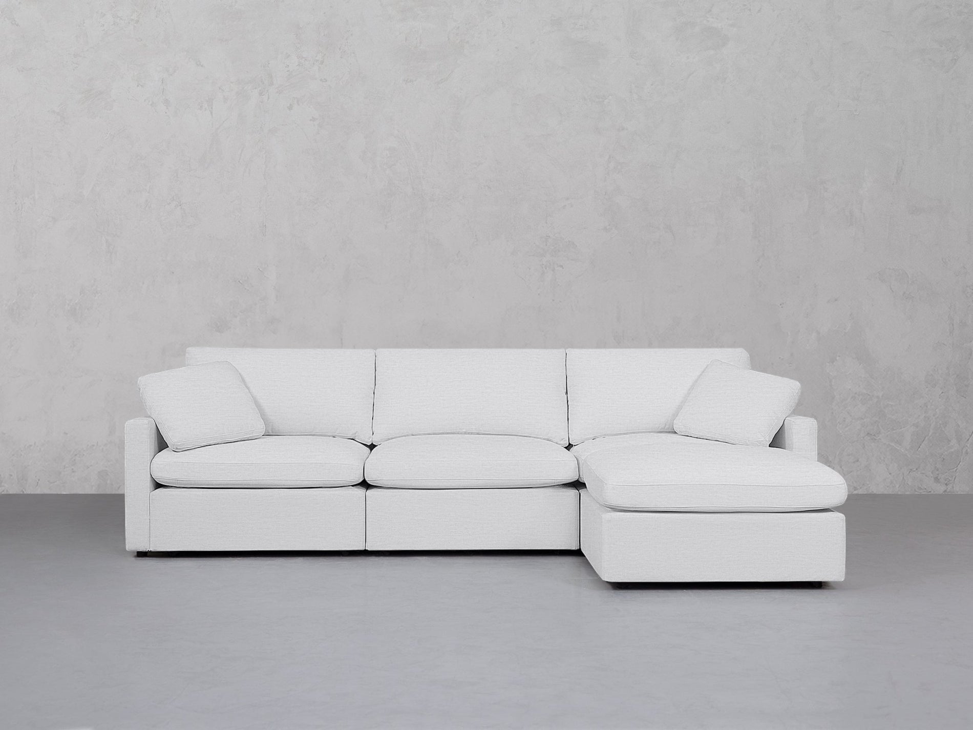 4-Seat Modular Chaise Sectional (Thin Arms) - 7th Avenue