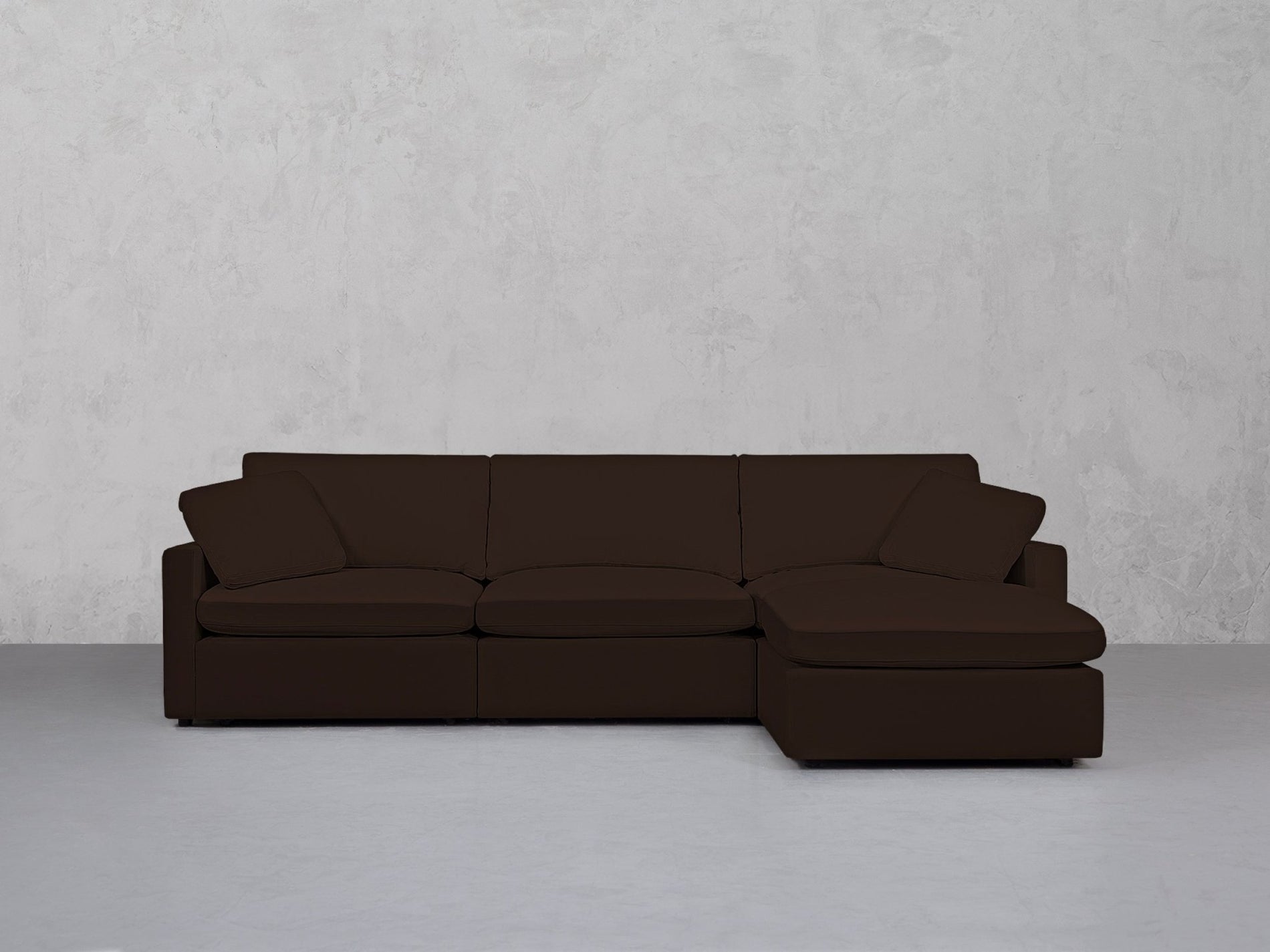 4-Seat Modular Chaise Sectional (Thin Arms) - 7th Avenue