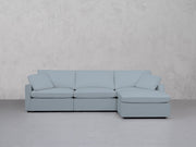 4-Seat Modular Chaise Sectional (Thin Arms) - 7th Avenue