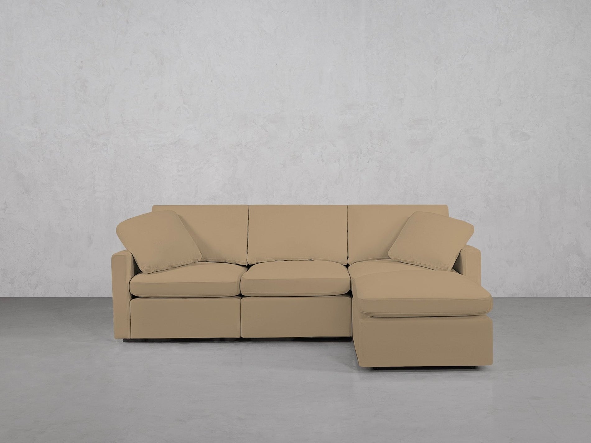 4-Seat Modular Chaise Sectional (Thin Arms) - 7th Avenue