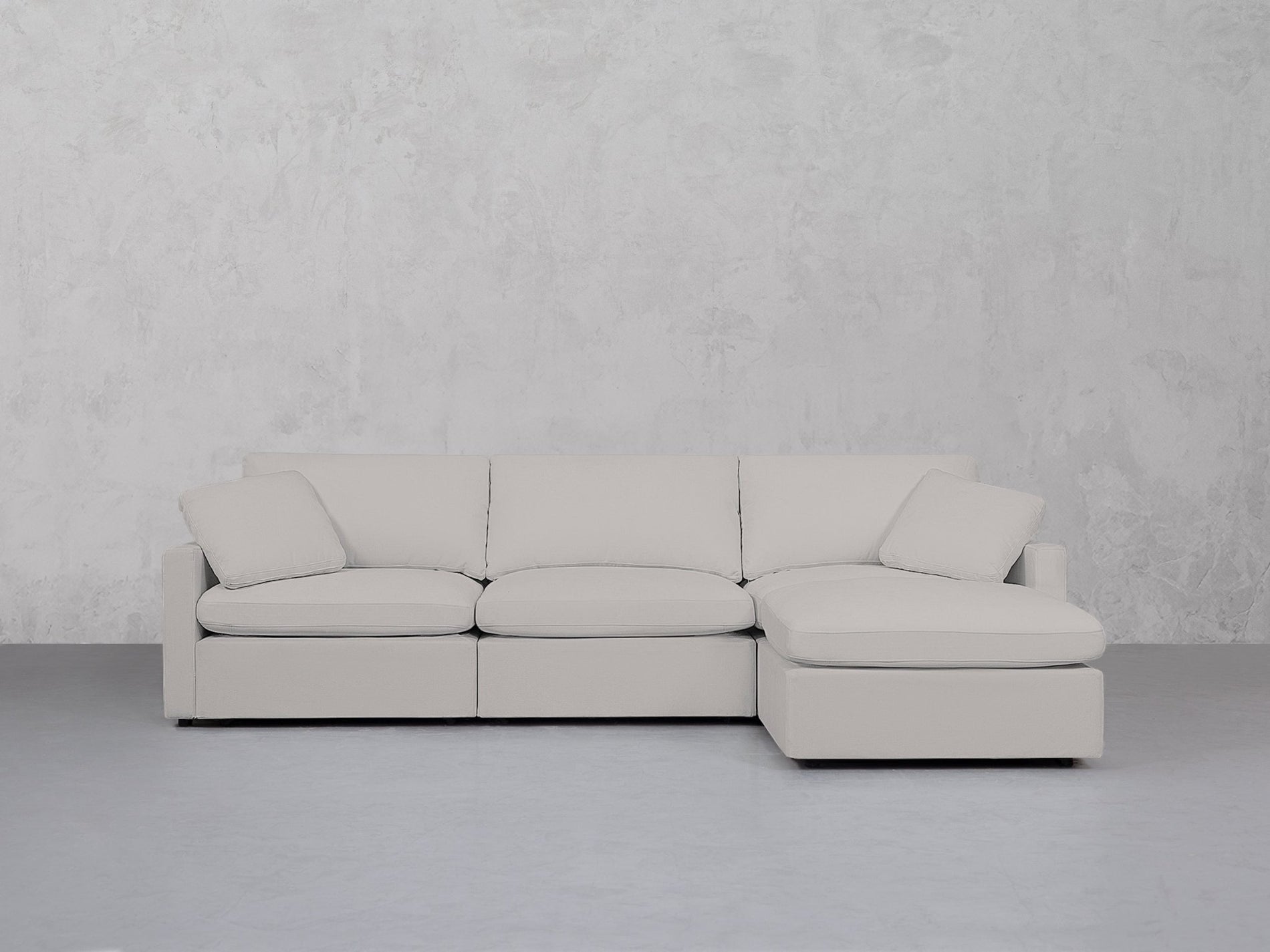 4-Seat Modular Chaise Sectional (Thin Arms) - 7th Avenue