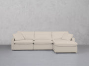 4-Seat Modular Chaise Sectional (Thin Arms) - 7th Avenue