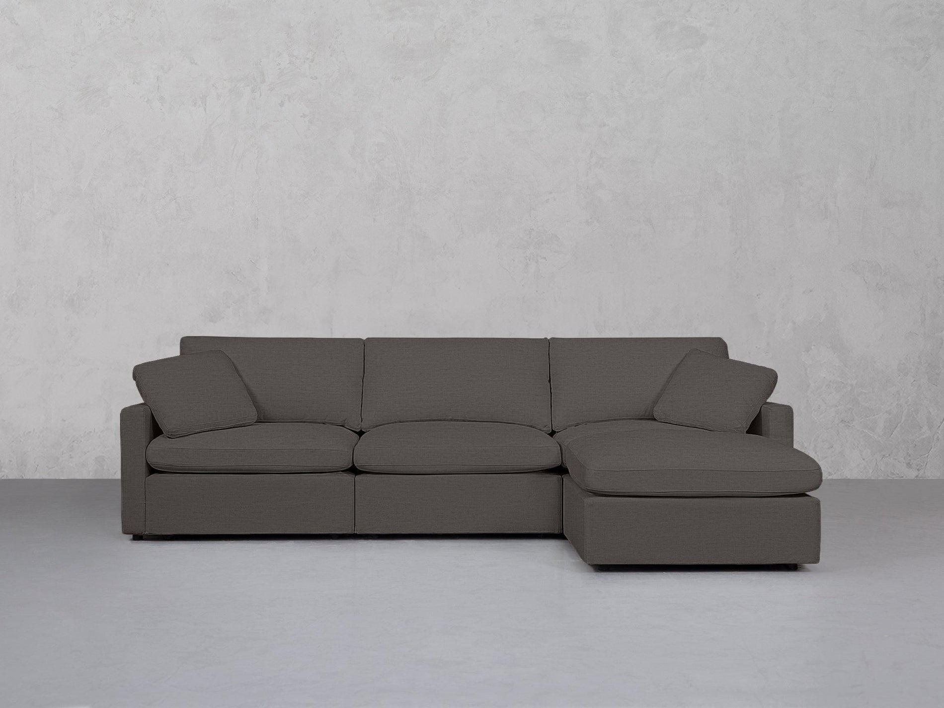 4-Seat Modular Chaise Sectional (Thin Arms) - 7th Avenue