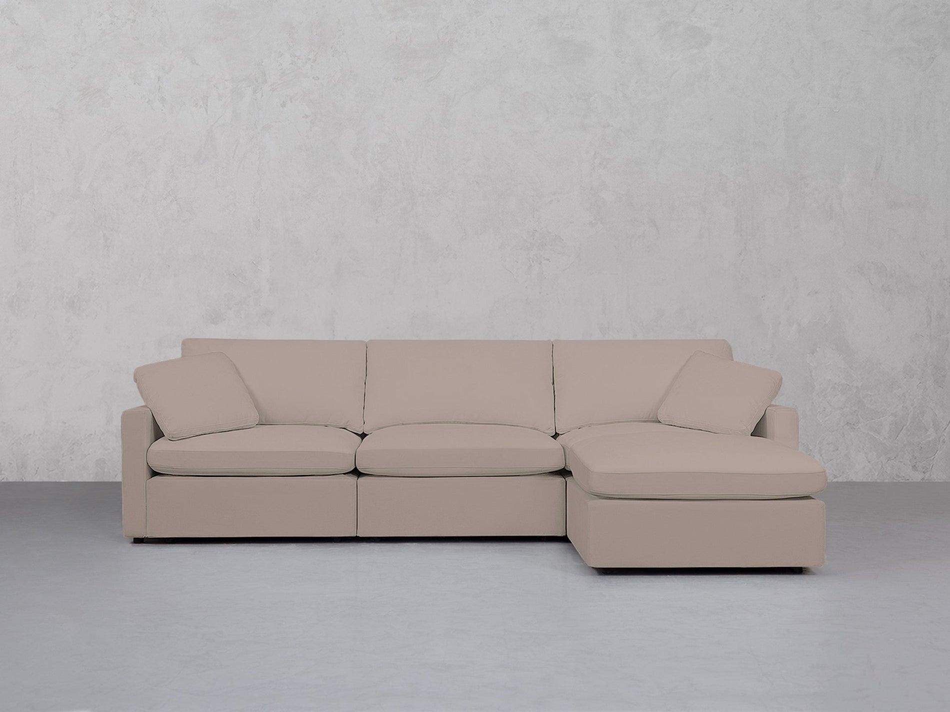 4-Seat Modular Chaise Sectional (Thin Arms) - 7th Avenue