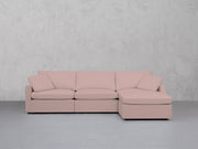 4-Seat Modular Chaise Sectional (Thin Arms) - 7th Avenue