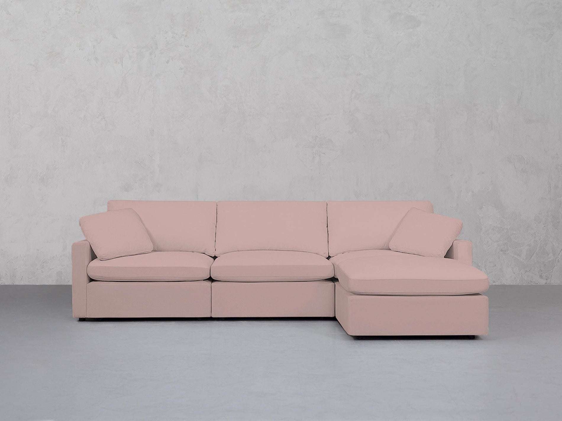 4-Seat Modular Chaise Sectional (Thin Arms) - 7th Avenue