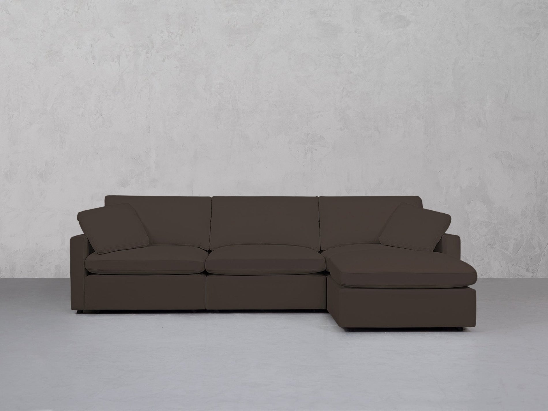 4-Seat Modular Chaise Sectional (Thin Arms) - 7th Avenue