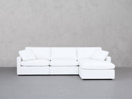 4-Seat Modular Chaise Sectional (Thin Arms)