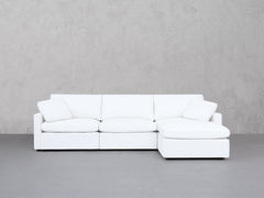 4-Seat Modular Chaise Sectional (Thin Arms)